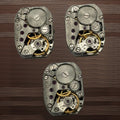 Luch Zaria 1800 Watch Movement Soviet USSR Ladies x 3 Pieces Parts Repair 14.4mm