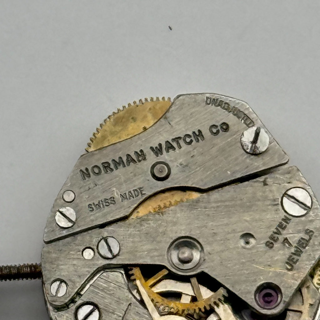 EB 1612 Watch Movement Norman De Luxe Swiss Manual Wind Parts Repair 15.2mm