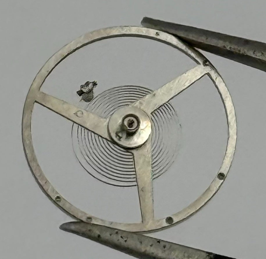 Peseux 320 Balance Wheel Complete And Spring 1076 Watch Movement Parts Parts NOS