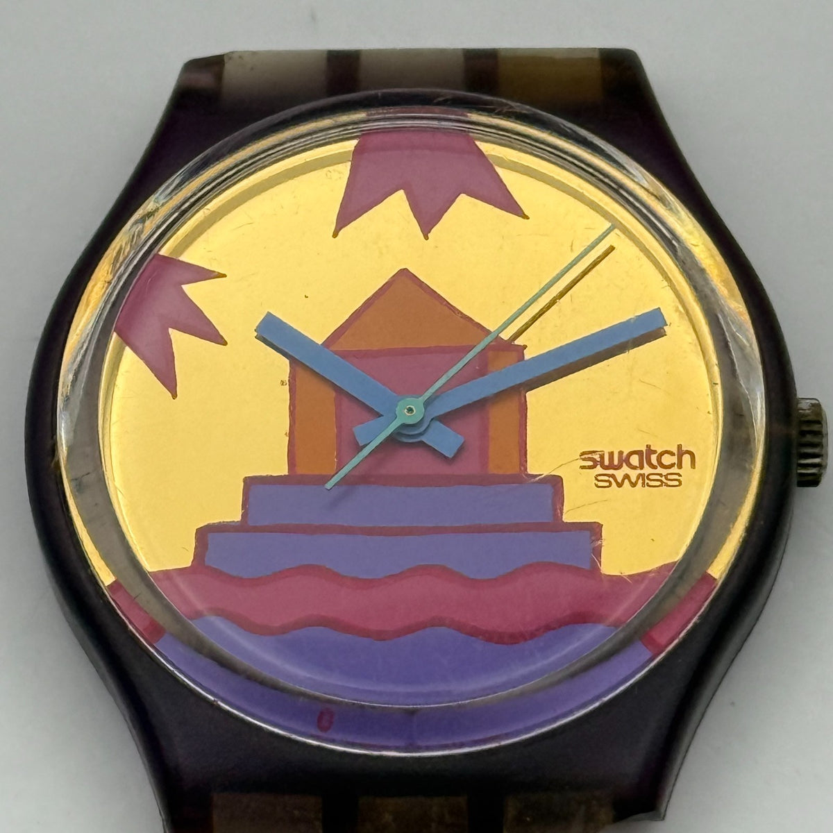 Vintage Swatch Gent Watch GV103 Rara Avis 1991 ETA Quartz Swiss 33mm Parts 