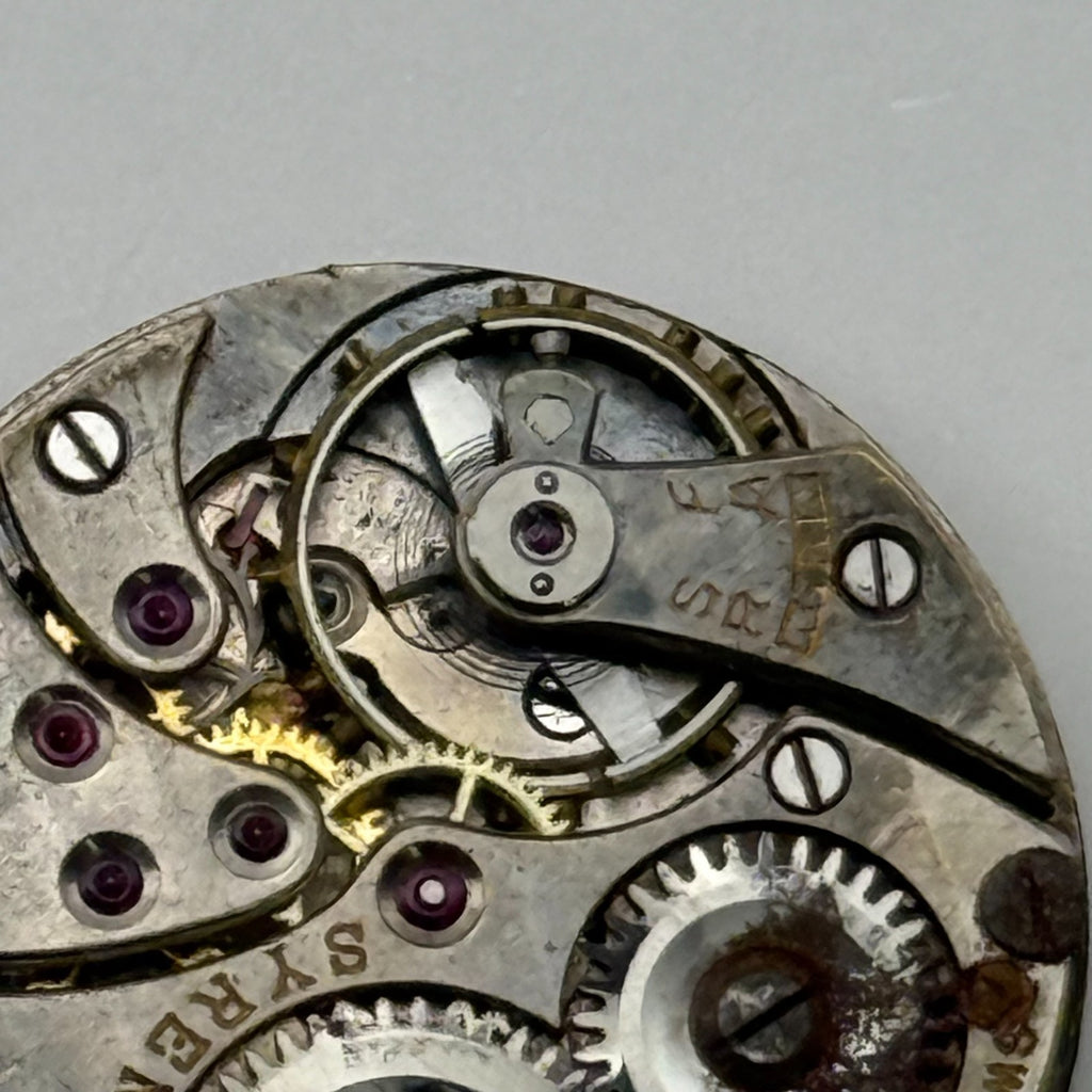 Syren 22 Watch Movement Swiss Made Manual Wind Vintage Parts Repair 19.1mm