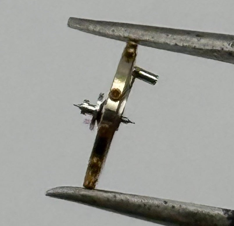 FHF 159 Balance Wheel Complete And Spring 3-10''' 190 M Watch Movement Parts