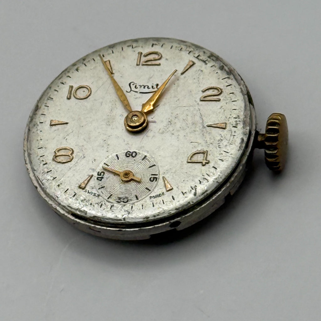 Revue 78 Watch Movement Limit 15 Jewels Swiss Manual Wind Parts Repair 19.7mm