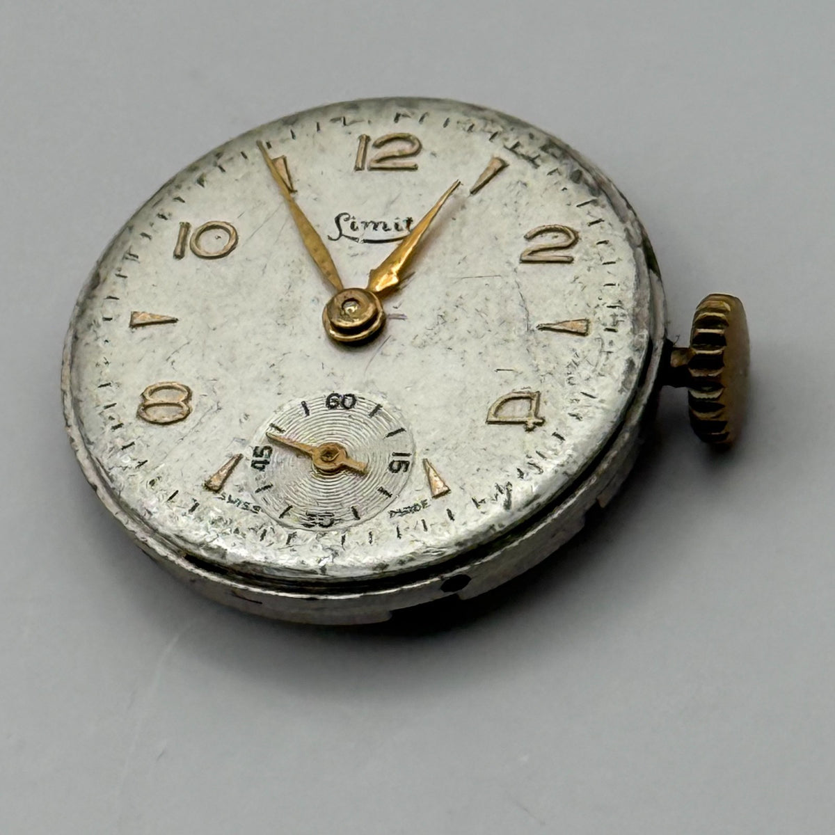 Revue 78 Watch Movement Limit 15 Jewels Swiss Manual Wind Parts Repair 19.7mm