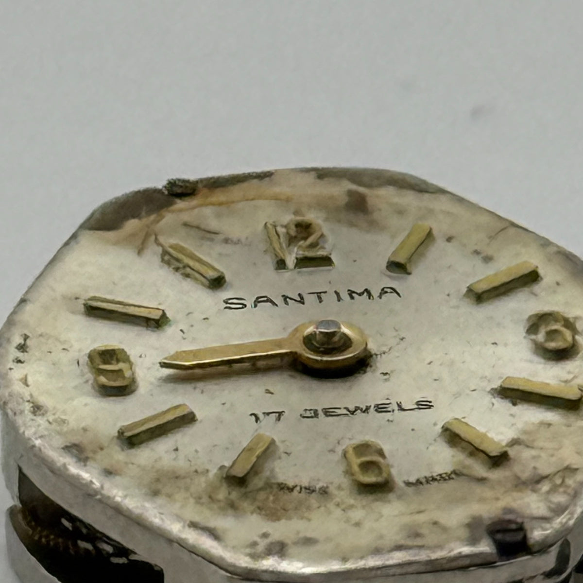 Ronda 511P Watch Movement Running Santima 17J Swiss Manual Wind Parts 15.2mm