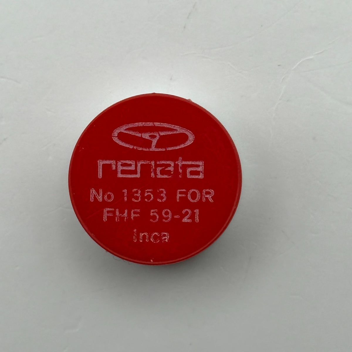 FHF 59-21 Balance Wheel Complete And Spring Renata 1353 Watch Movement Parts NOS