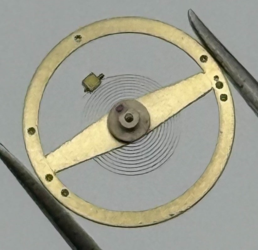 Amida 420 425 Balance Wheel Complete And Spring 11½’’’ 1768 Watch Movement Parts