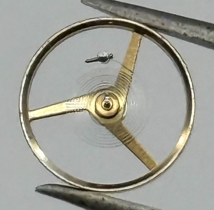 ETA 2410 Balance Wheel Complete And Spring 6¾’’’ 1460 M Watch Movement Parts NOS