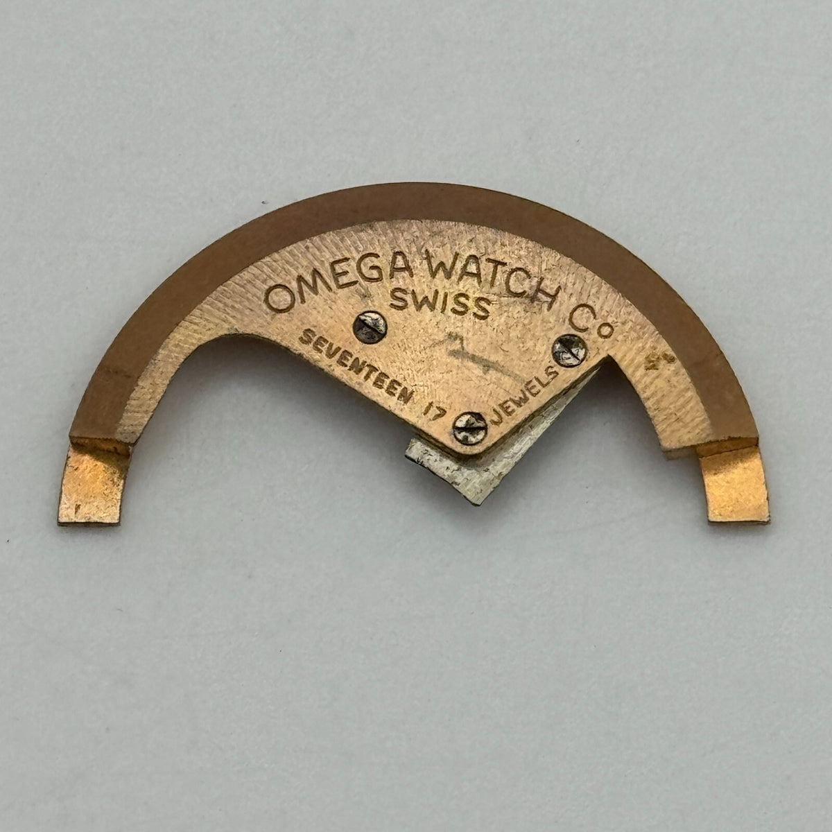 Omega 17 Jewels Swiss Automatic Rotor Men's Vintage Parts Spares Repair 27.3mm