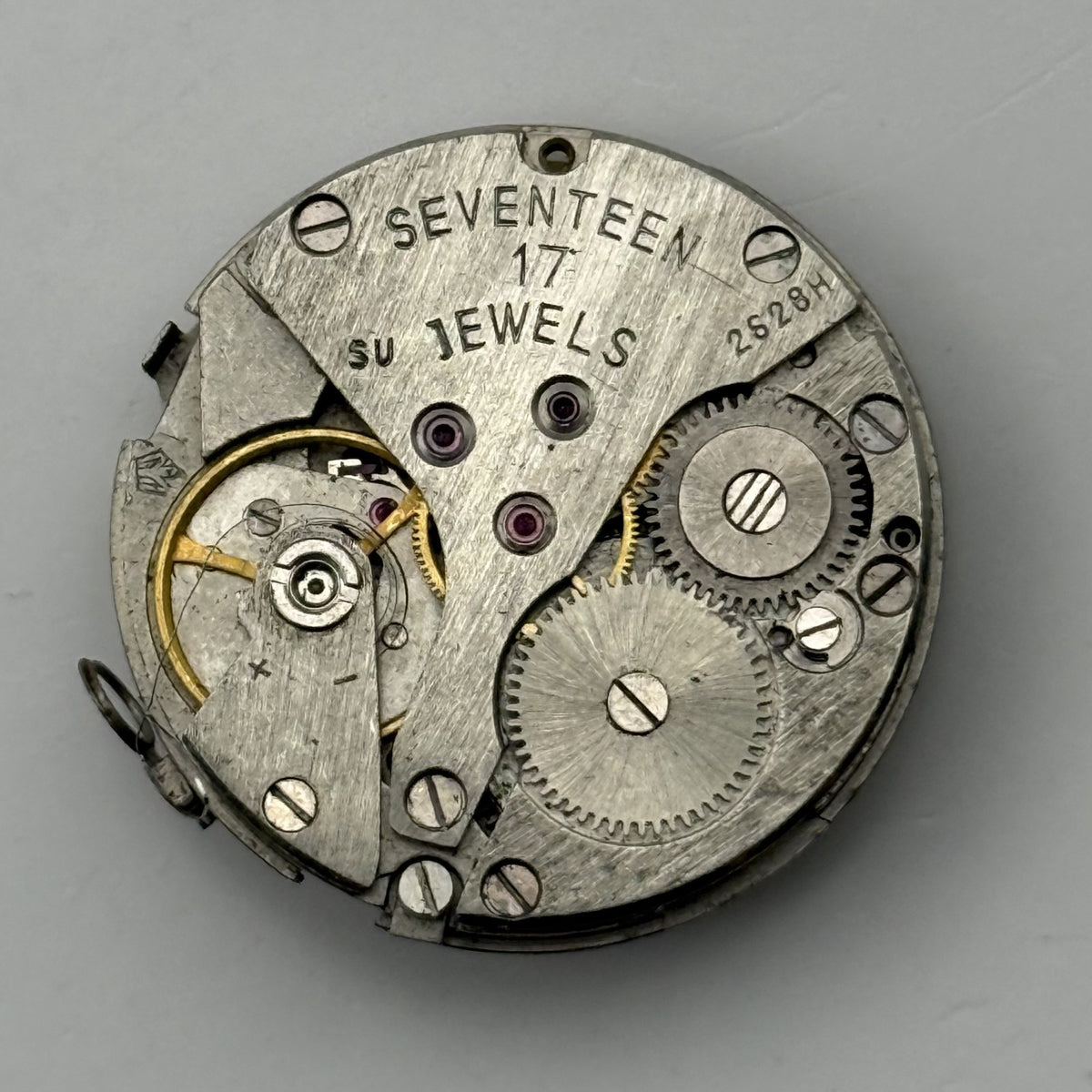 Raketa 2628.H Watch Movement Soviet 17 Jewels Manual Wind Parts Repair 26.6mm