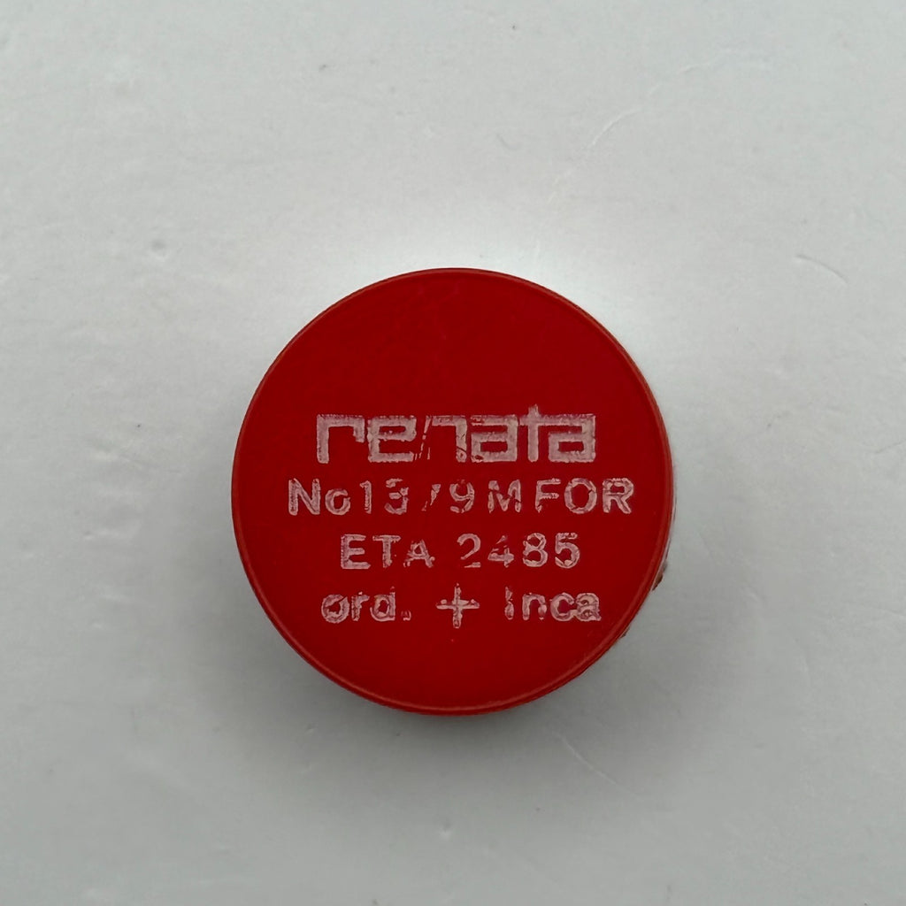 ETA 2485 Balance Wheel Complete And Spring Renata 1379 Watch Movement Parts NOS