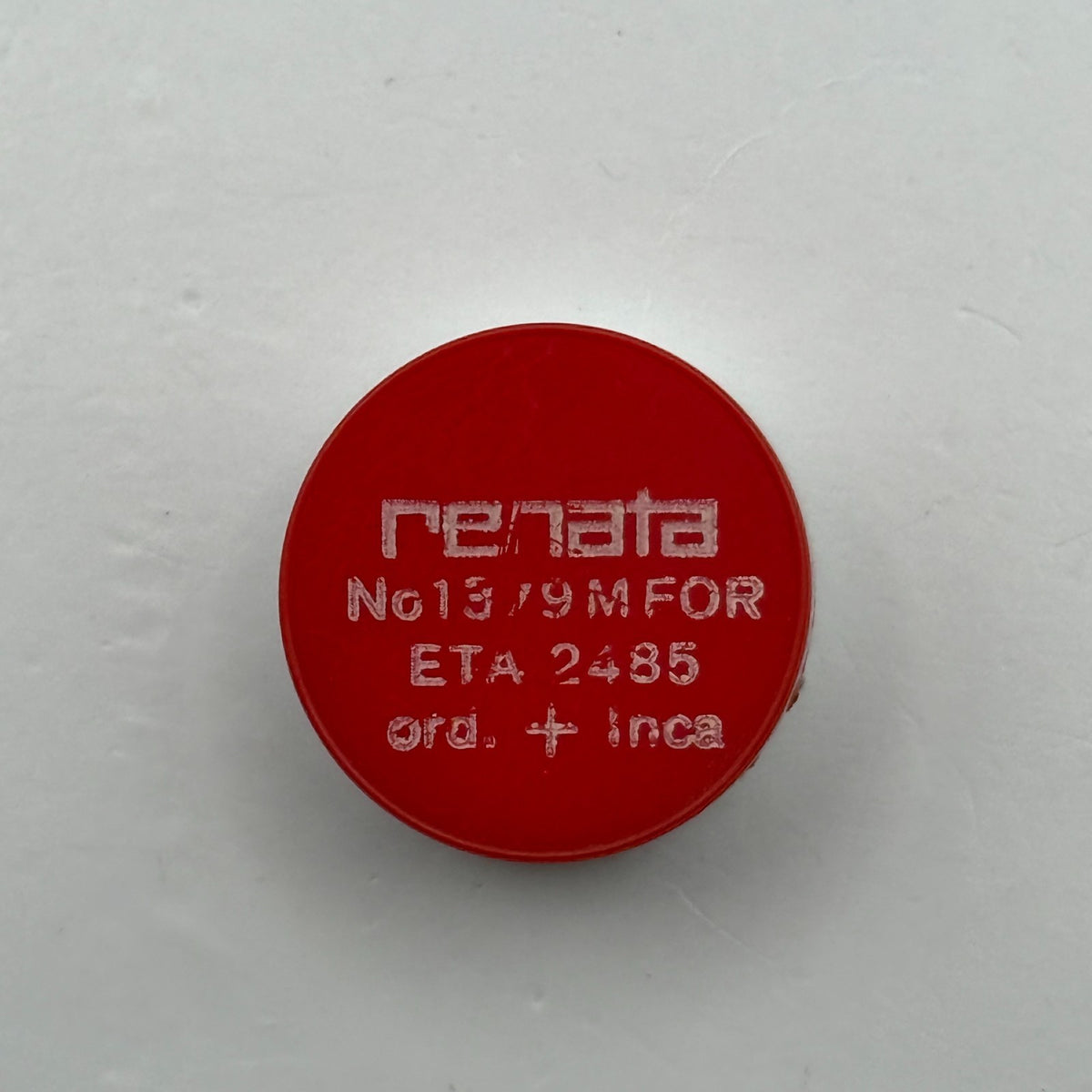 ETA 2485 Balance Wheel Complete And Spring Renata 1379 Watch Movement Parts NOS