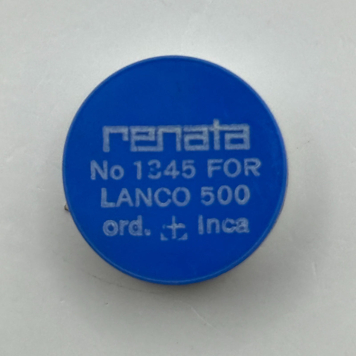 Lanco 500 Balance Wheel Complete And Spring Renata 1345 Watch Movement Parts NOS