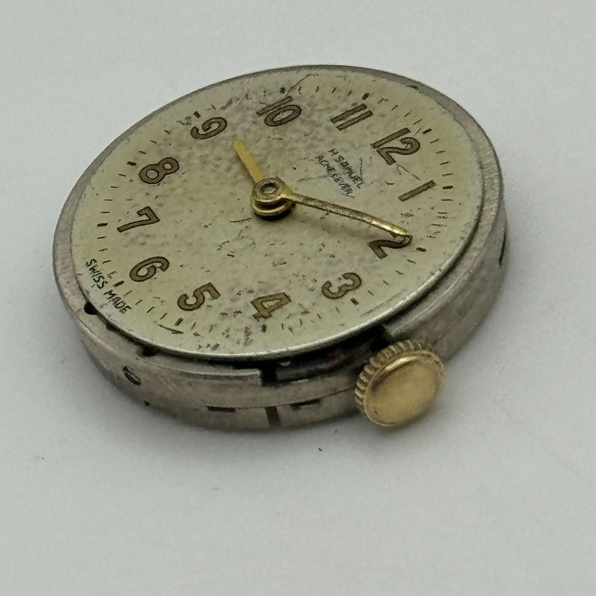 Cal 357 Watch Movement - H Samuel Acme Lever - For Parts / Repair - 19.7mm