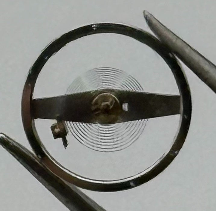 MST 357 PL Balance Wheel Complete And Spring 6¾’’’ Watch Movement Parts NOS