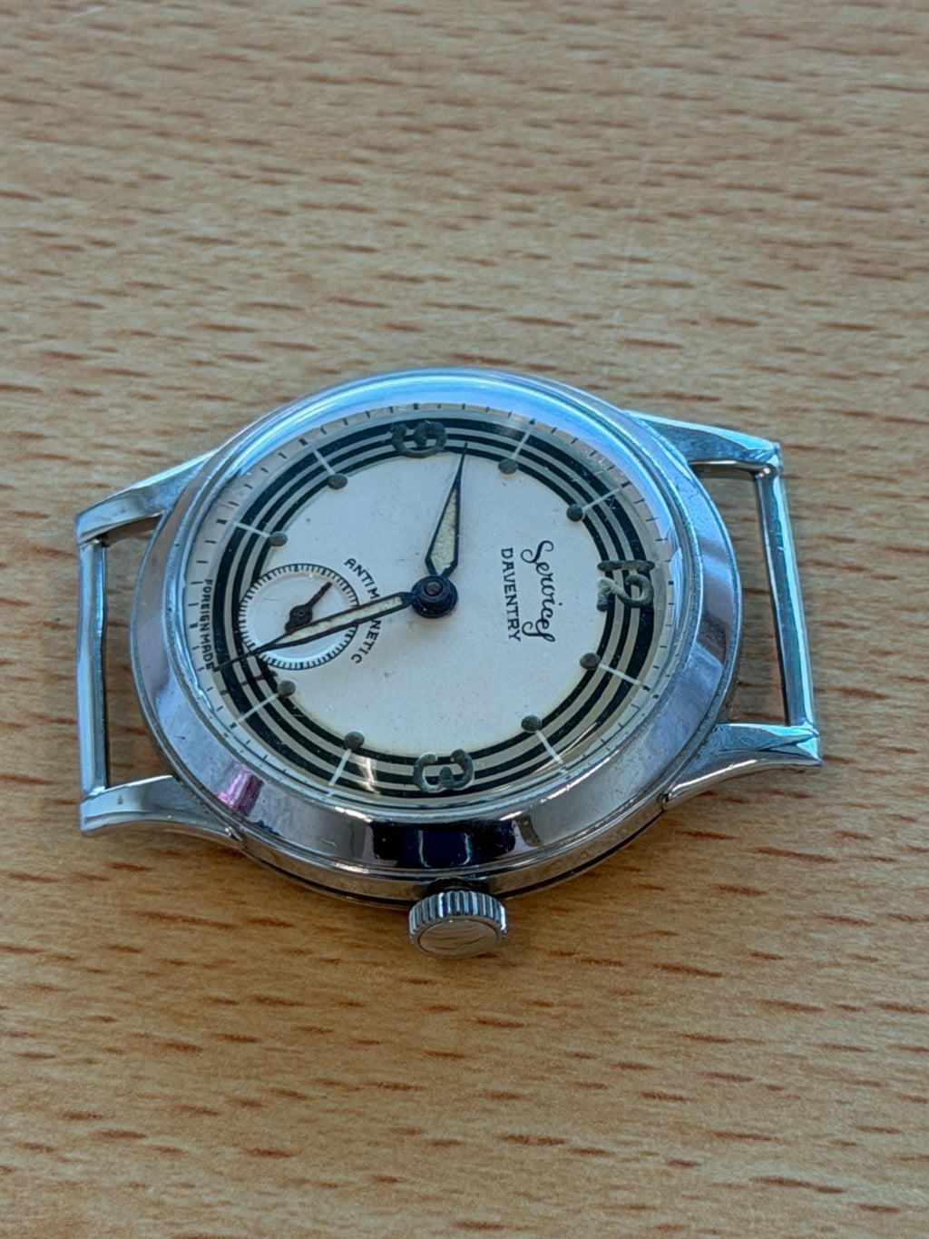 Services Daventry Military Style Men's Watch - Antimagnetic Sub Seconds - Spares
