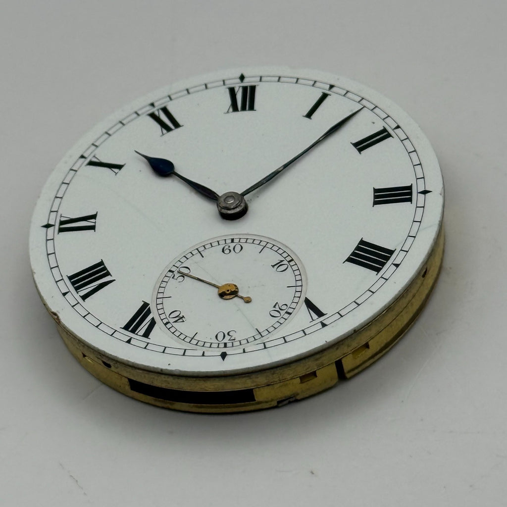 IWC Peerless Pocket Watch Movement Open Face High Grade S&Co Parts 39.9mm