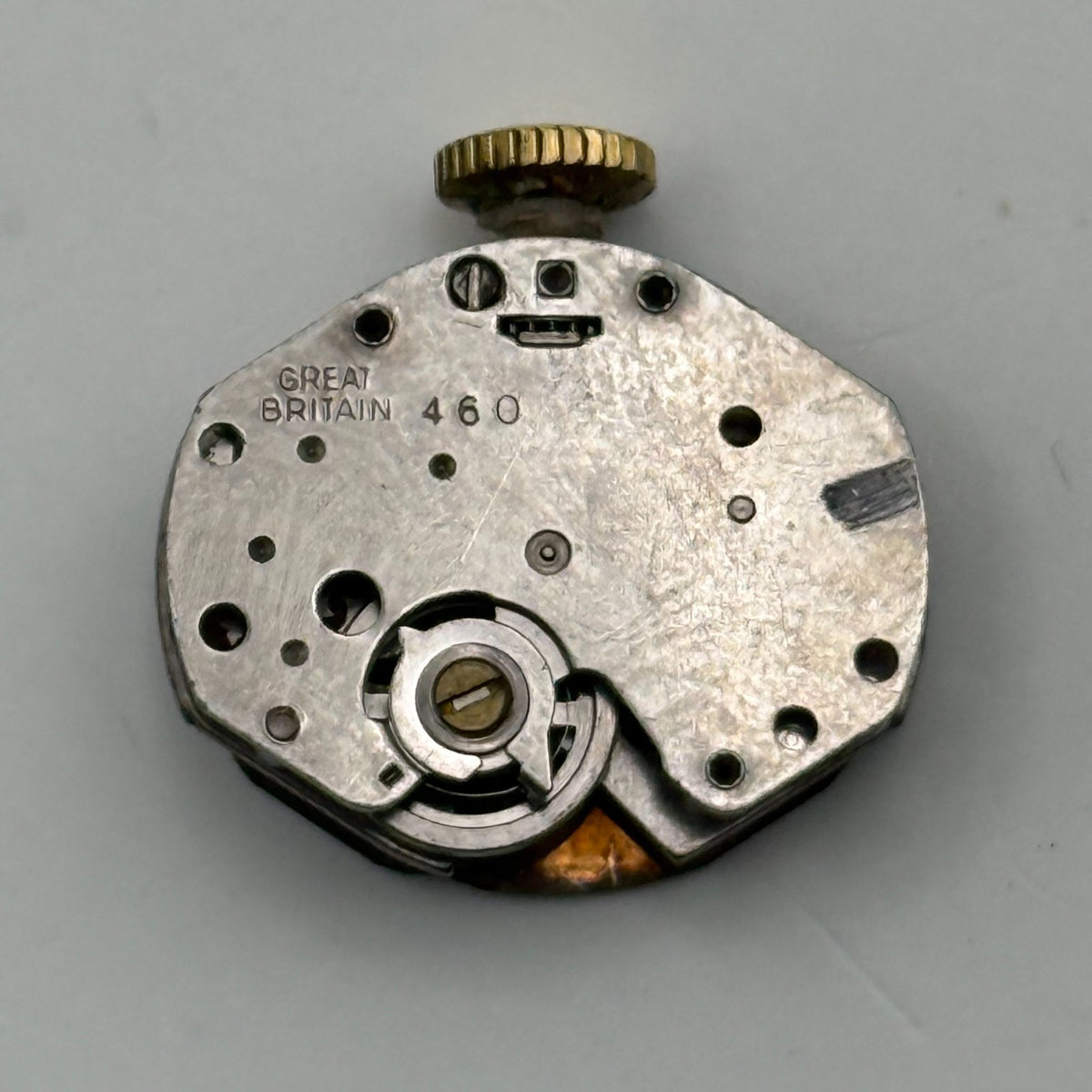 Timex 460 Watch Movement Saga Gt. Britain Manual Wind Parts Repair 14.7mm