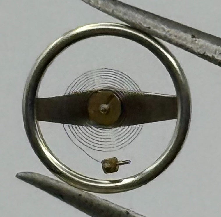 RL 8013 Balance Wheel Complete And Spring 8¾’’’ 1458 Watch Movement Parts NOS