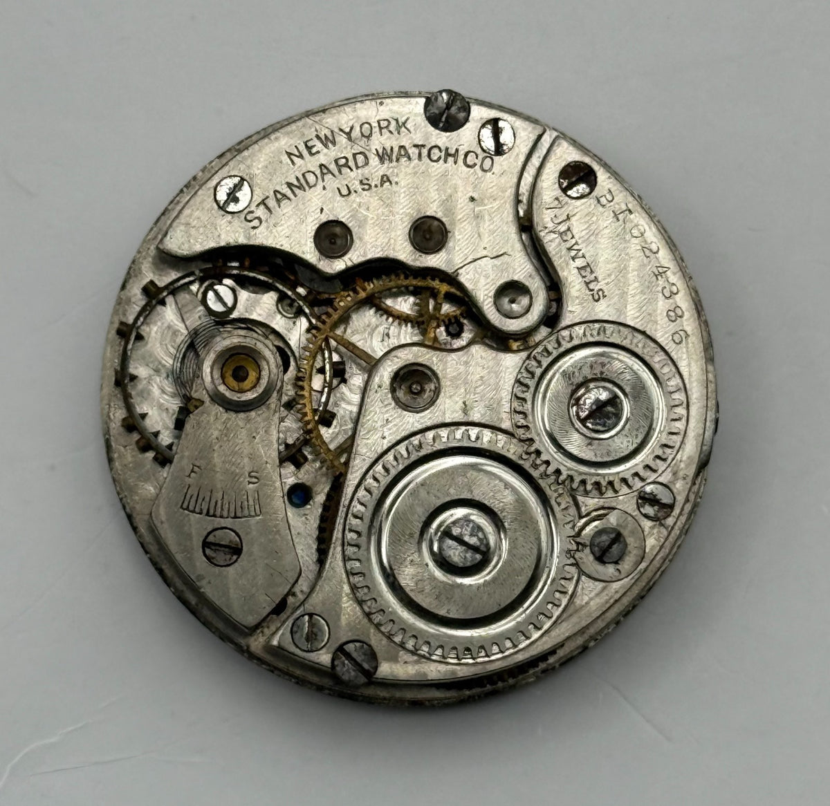 New York Standard Grade 306 Watch Movement Model BI American 0s Parts Repair