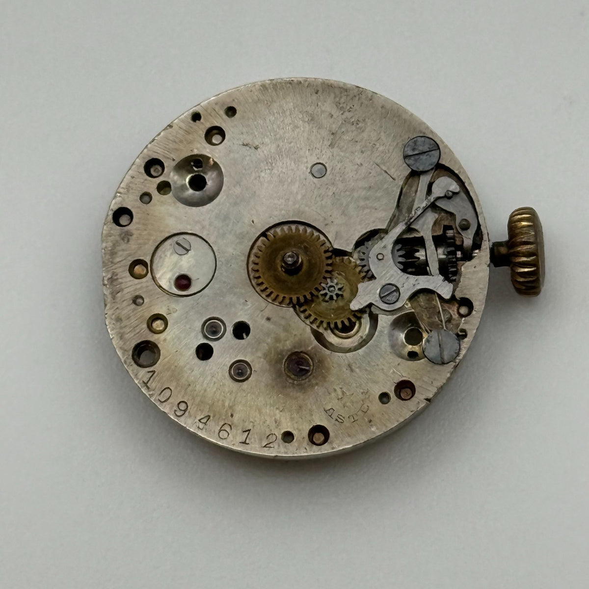 RWT Record Tank Watch Movement - For Parts / Repair