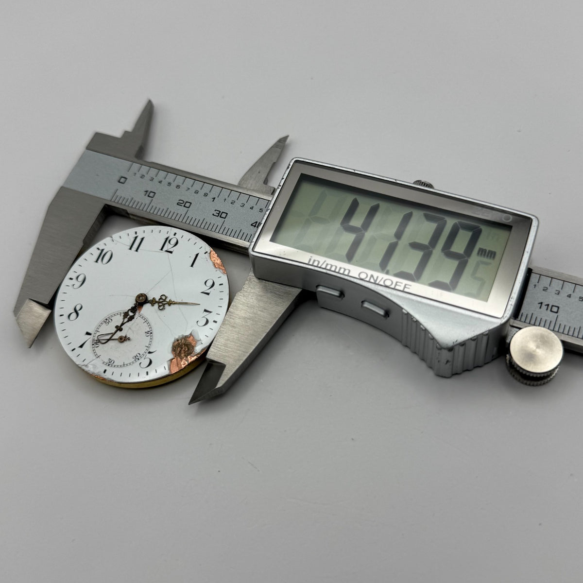 Zenith Pocket Watch Movement Open Face Patent 30751 October 18 1904 Parts 40.9mm