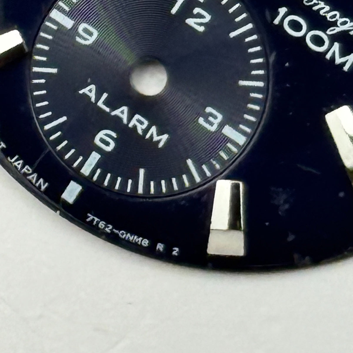 Seiko 7T62-0NM8 Watch Dial Chronograph Alarm 100M Spare Parts Repair 27.9mm