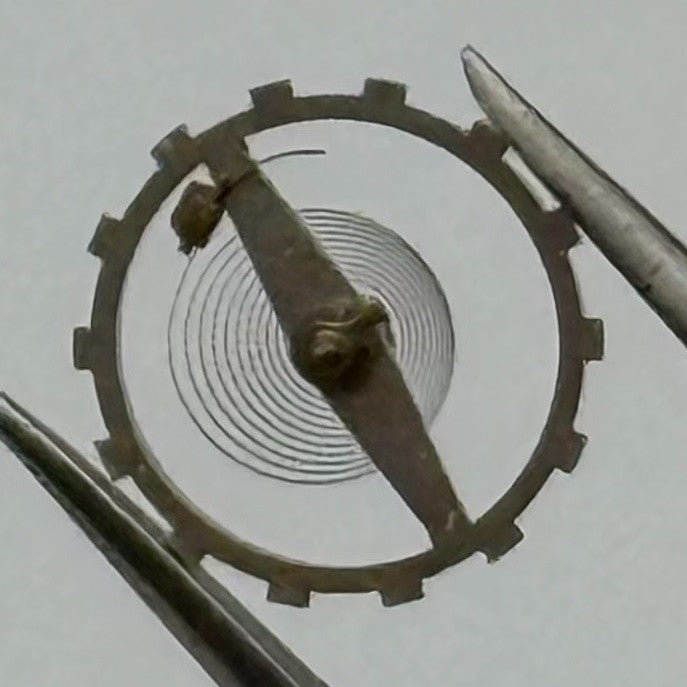 EB 1116 Balance Wheel Complete And Spring 8¾''' Ronda 192 Watch Movement Parts