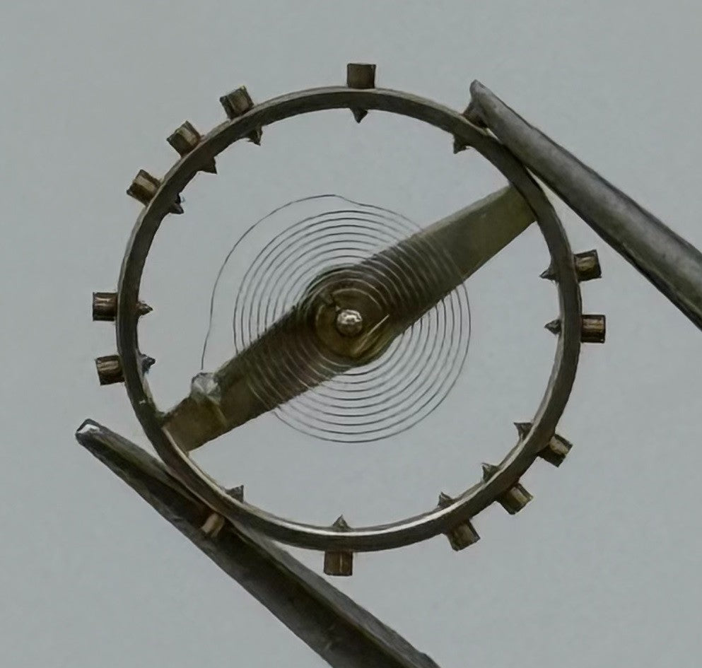 Dama 500 520 Balance Wheel Complete And Spring 10½’’’ 3099 Watch Movement Parts