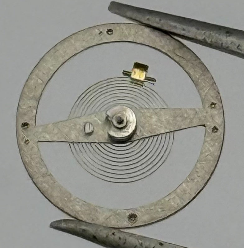 EB 8000 PL Balance Wheel Complete And Spring 1226 Watch Movement Parts NOS
