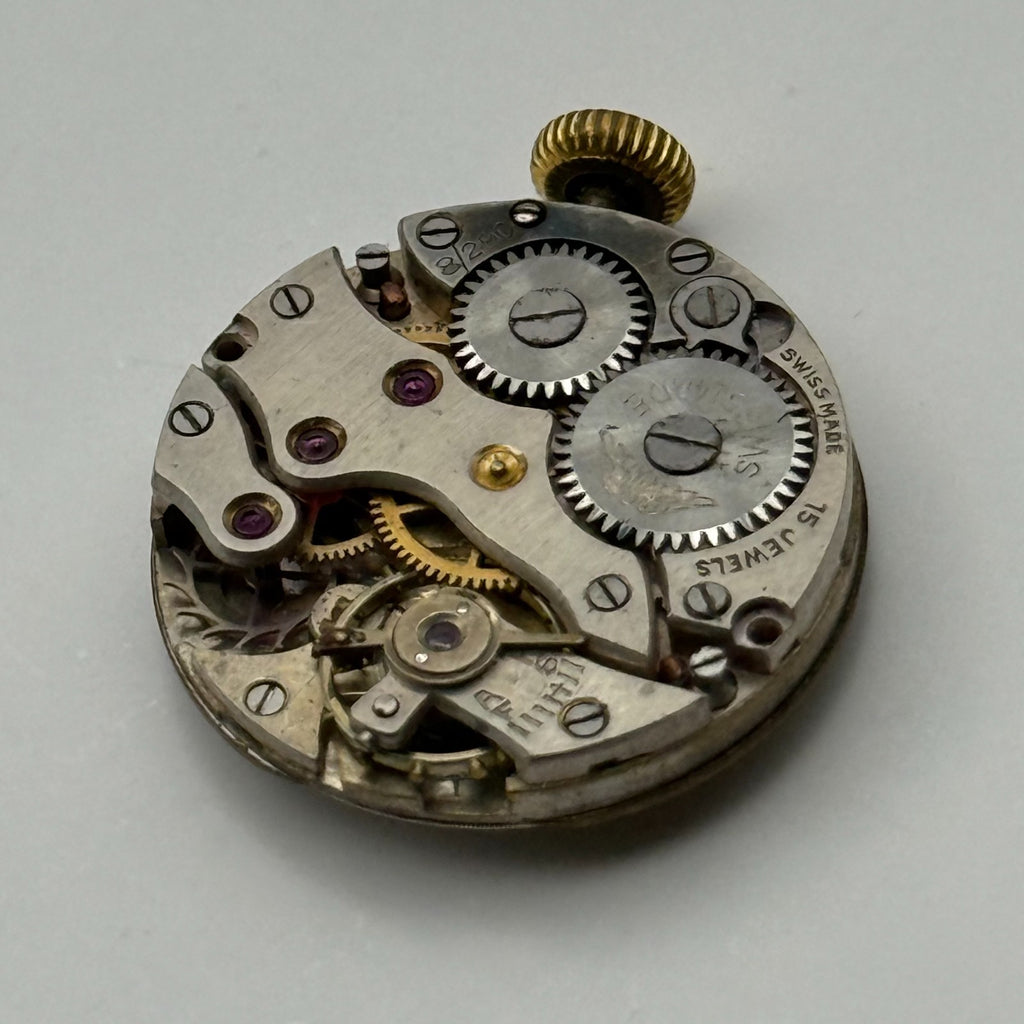 Peseux 60 Watch Movement Rotary 15 Jewels Swiss Manual Wind Parts Repair 18.6mm