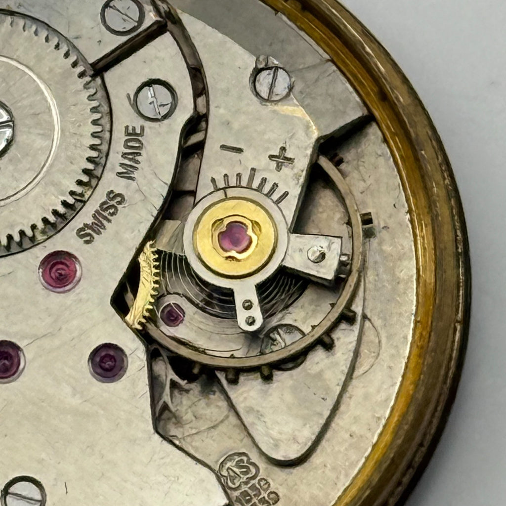 AS 1538 1539 Watch Movement A. Schild Avia Swiss 15Jewels Manual Wind Parts 26mm