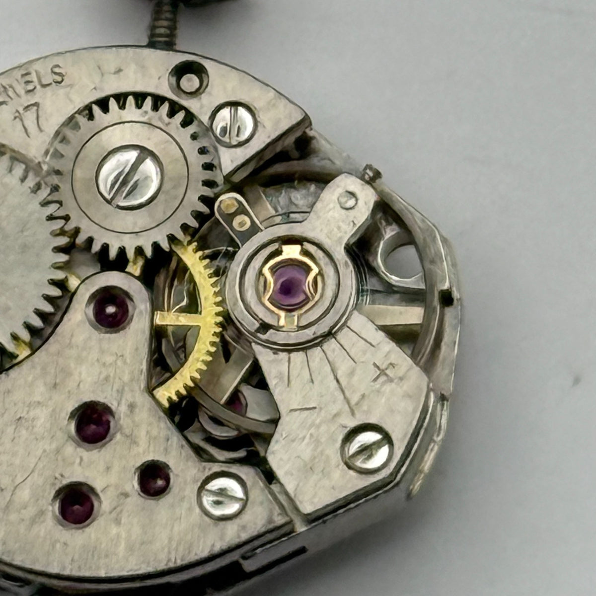 FEF 6662 Watch Movement Worcester 17Jewels Swiss Manual Wind Parts Repair 15.3mm