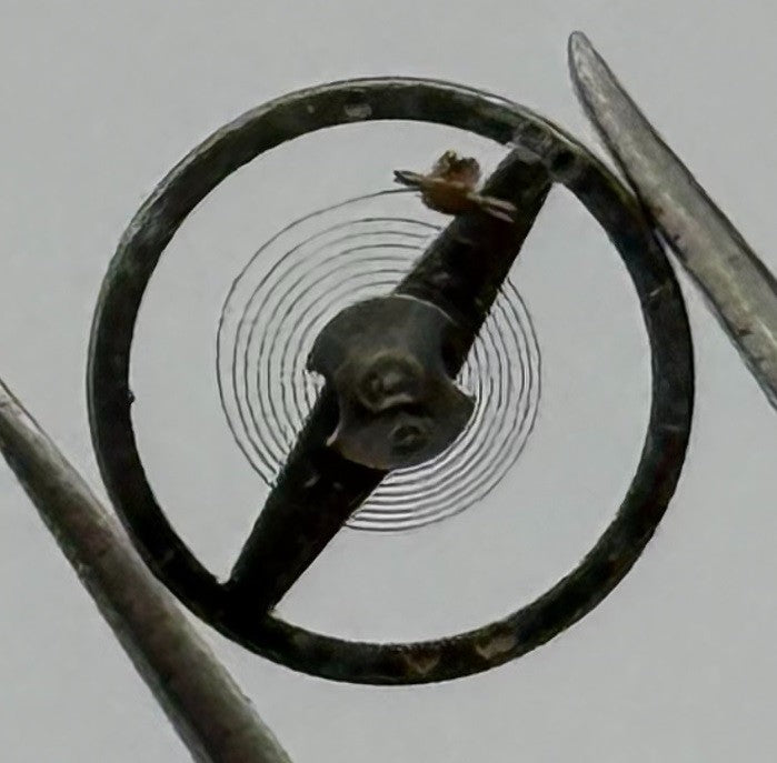 Oris 380 Balance Wheel Complete And Spring 6¾-8''' 398 Watch Movement Parts NOS