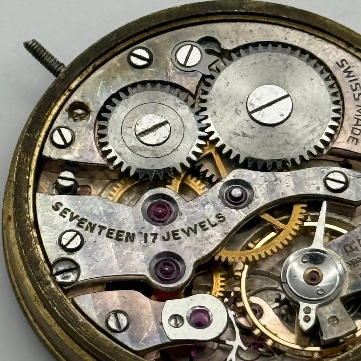 Kendal & Dent London Watch Movement - 17 Jewels - For Parts / Repair - 27mm