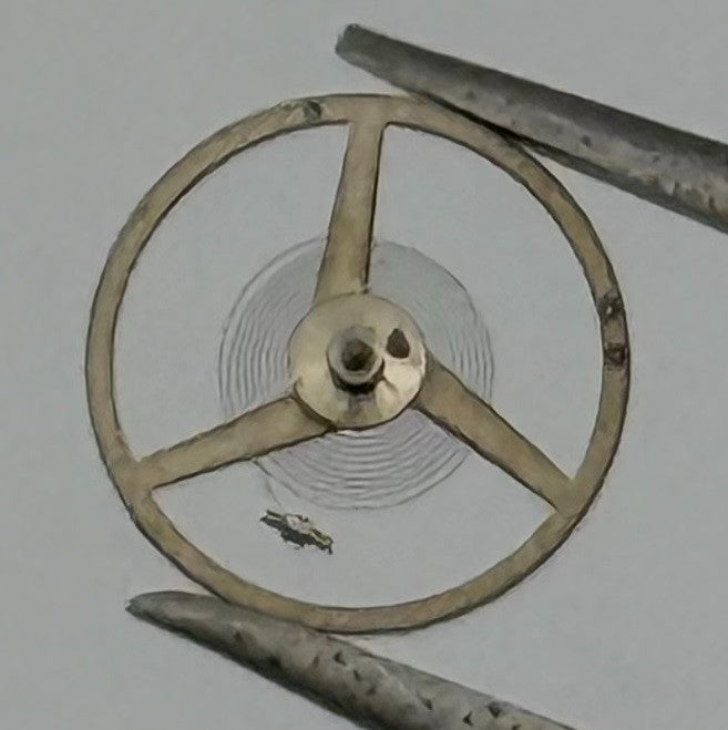 FEF 6600 Balance Wheel Complete And Spring Renata 1181 Watch Movement Parts NOS