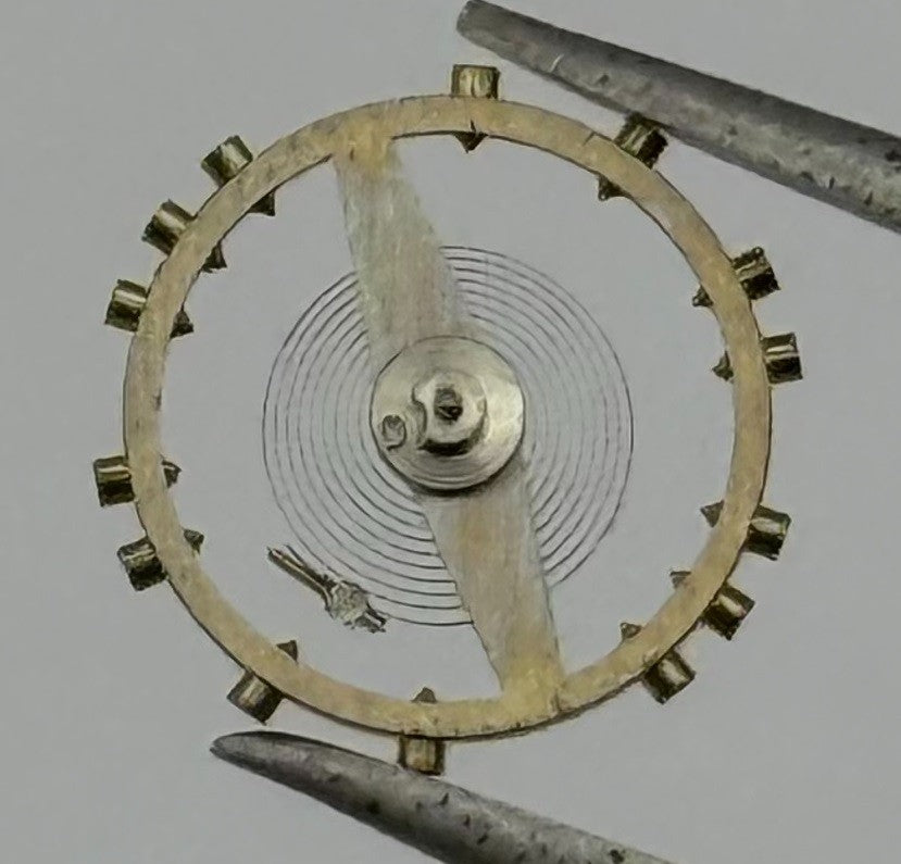 ETA 790 Balance Wheel Complete And Spring 8¾''' Watch Movement Parts NOS
