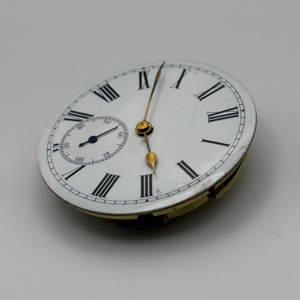 Swiss Lever Pocket Watch Movement - Unidentified - Antique Parts / Repair 42.7mm