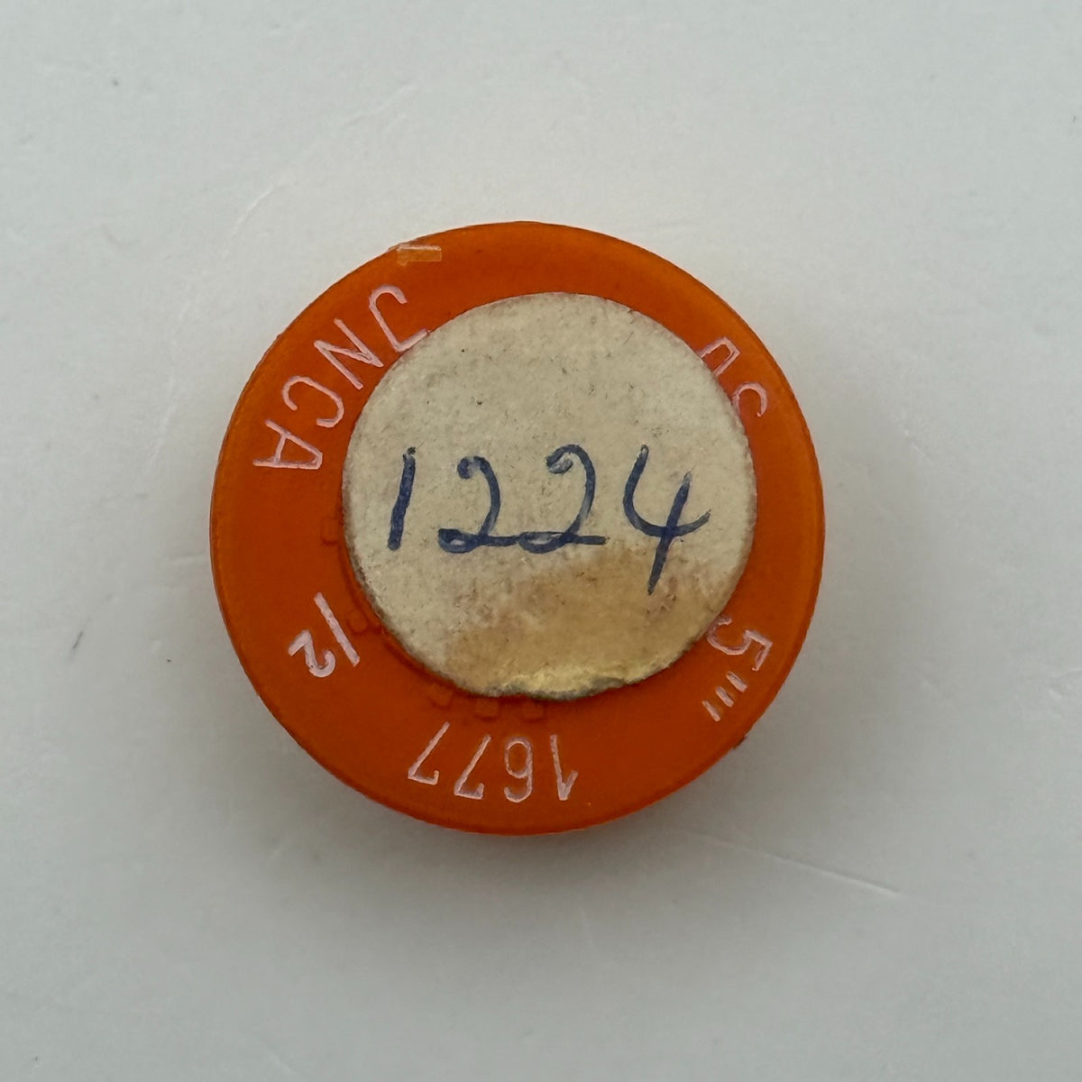 AS 1977/2 Balance Wheel Complete And Spring 5’’’ 1224 Watch Movement Parts NOS