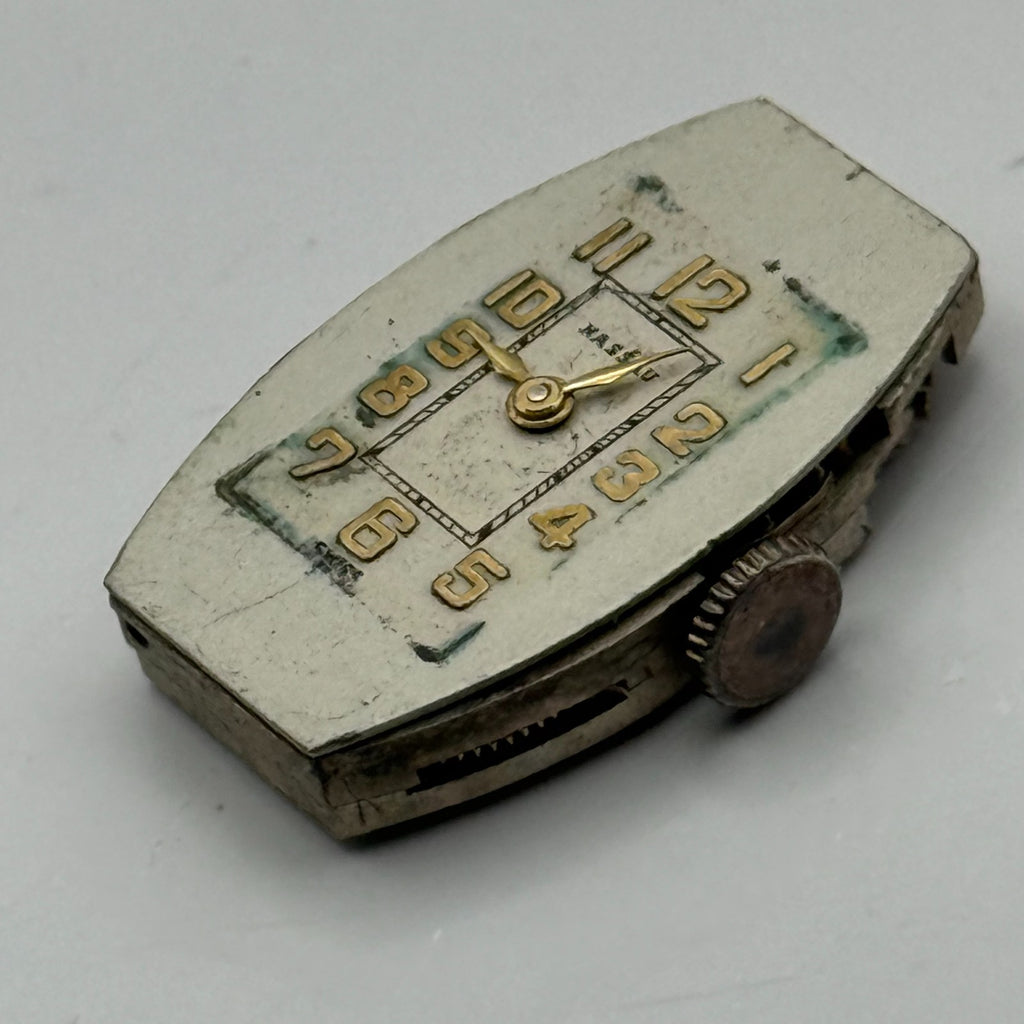 Nassau 93-36 Watch Movement 7 Jewels Swiss Manual Wind Parts Repair 14.3mm