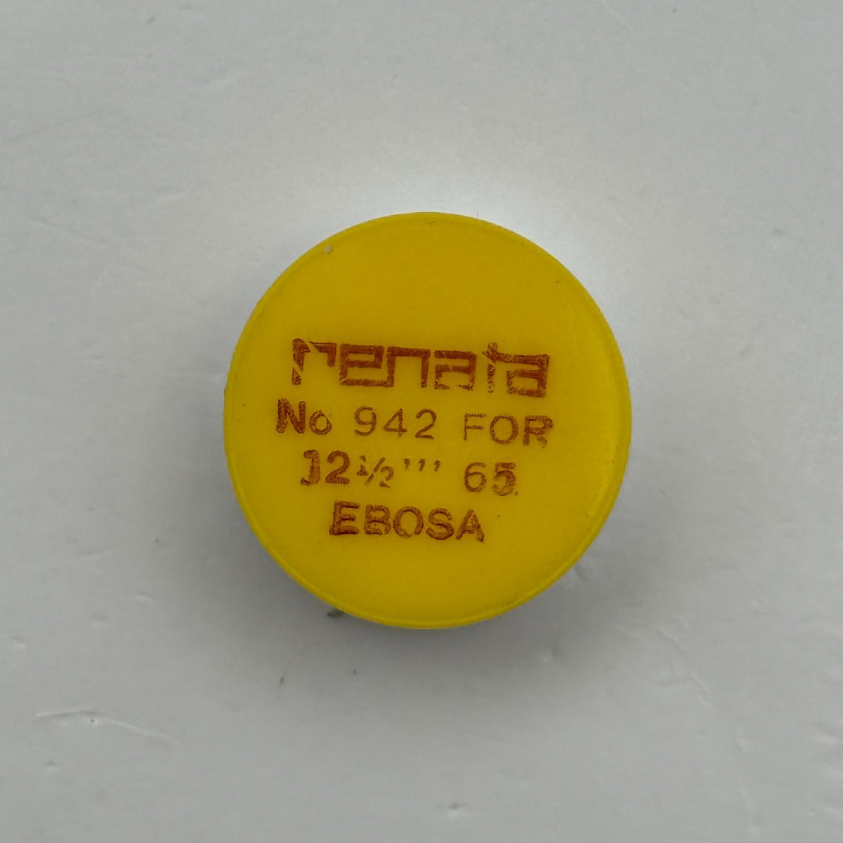 Ebosa 65 Balance Wheel Complete And Spring 12½''' 942 Watch Movement Parts NOS