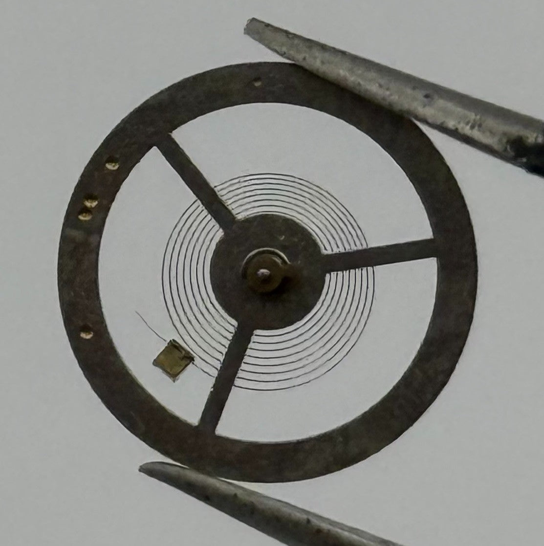 EB 8800 Balance Wheel Complete And Spring 12’’’ Renata 1309 Watch Movement Parts