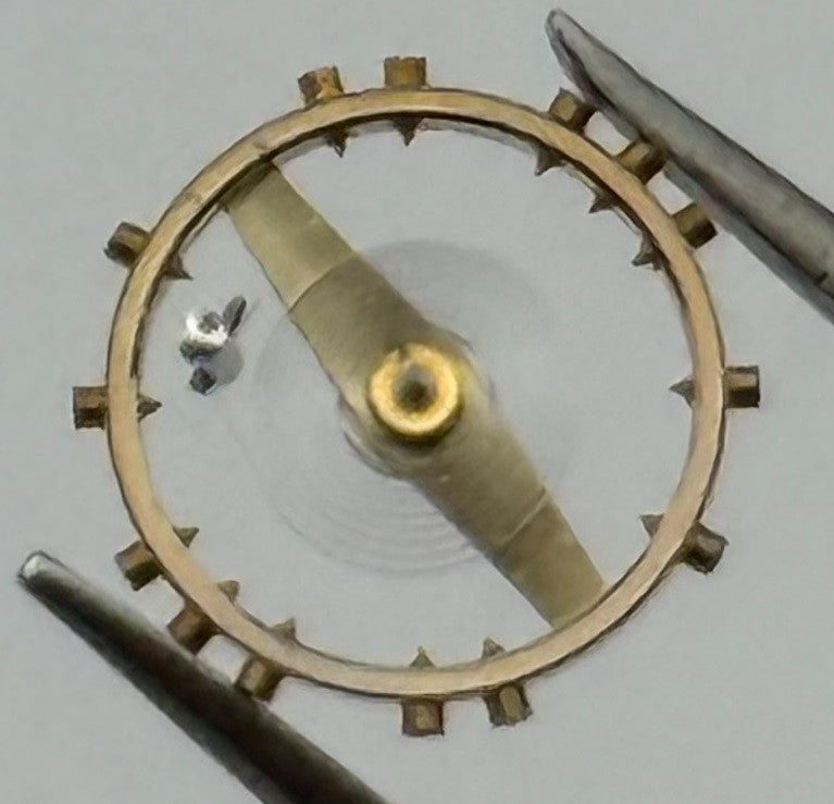 Kurtz 570 Balance Wheel Complete And Spring 5½’’’ 808 Watch Movement Parts NOS