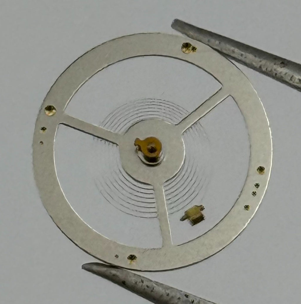 EB 8800 Balance Wheel Complete And Spring 12’’’ Renata 1309 Watch Movement Parts