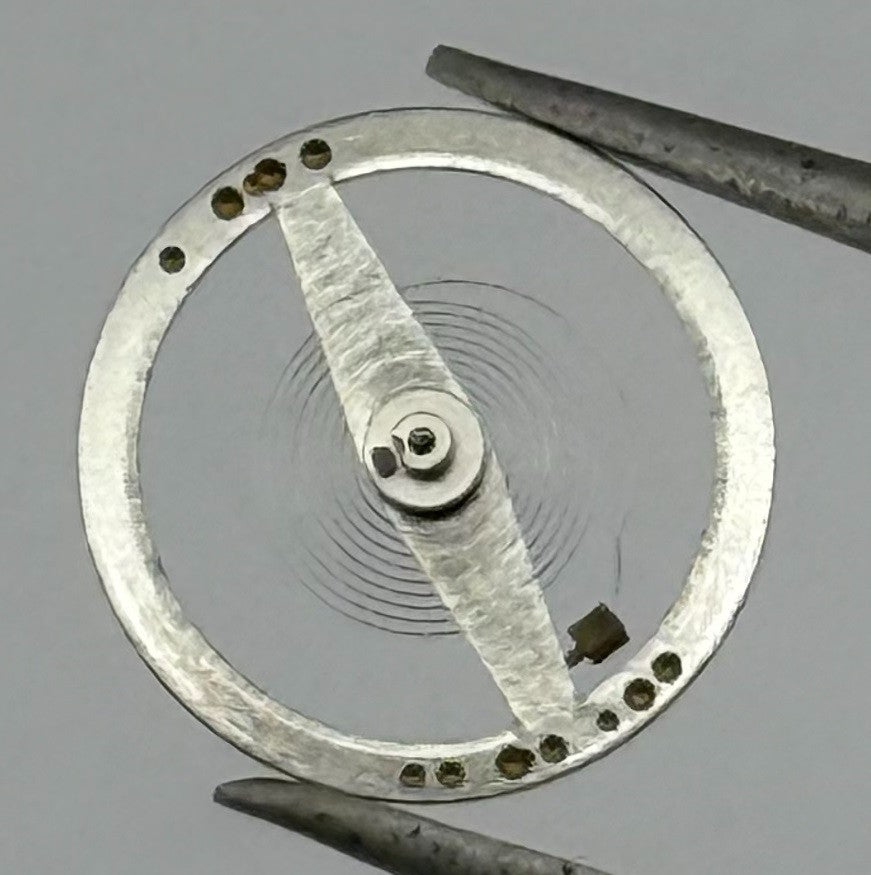 RL Rax 1013 1237 Balance Wheel Complete And Spring 1679 Watch Movement Parts NOS