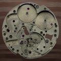 Slava 2428 Soviet Watch Movement - Main Plate - For Parts / Repair - 24.9mm