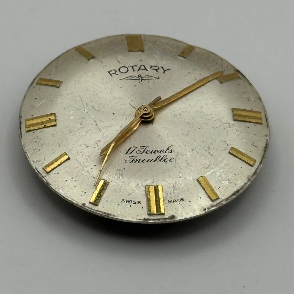 AS 1795 Watch Movement A. Schild 1795 Rotary 17J Incabloc Swiss Parts 25.9mm