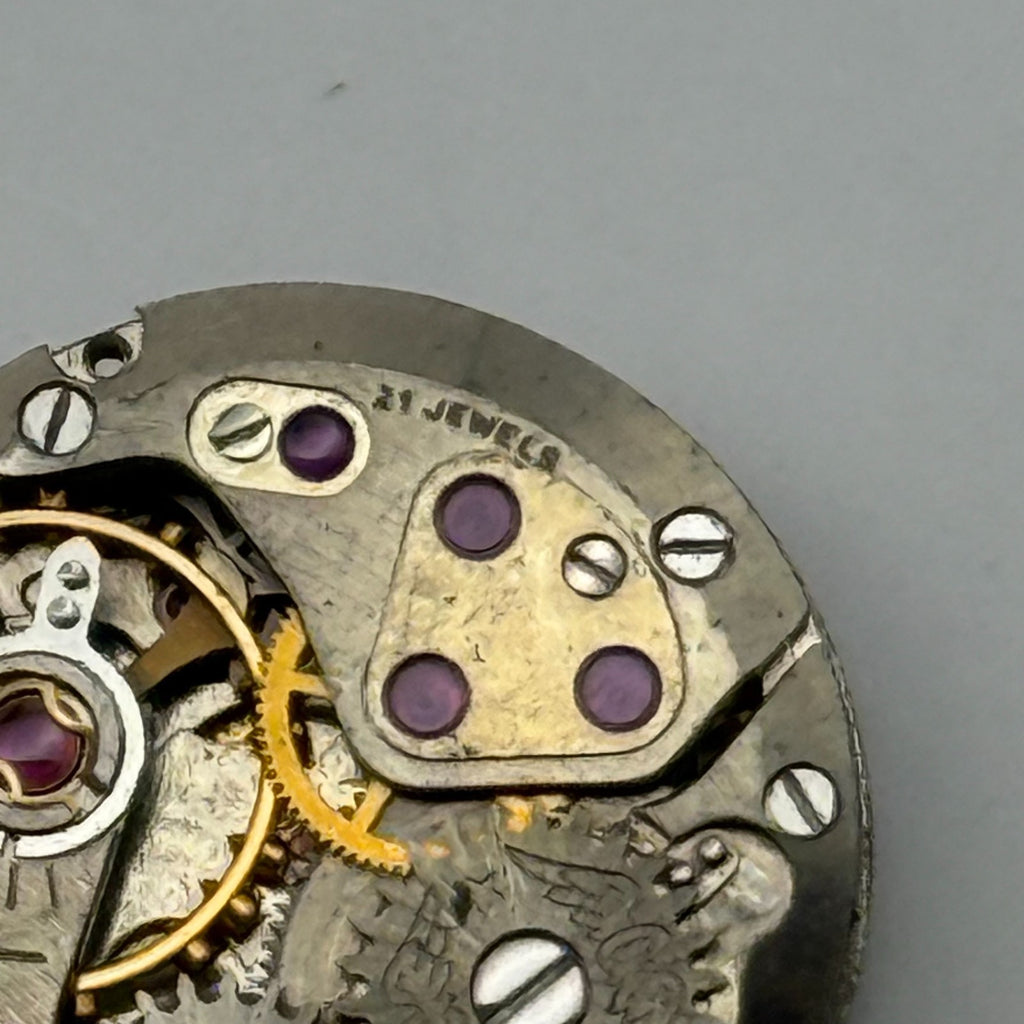 ETA 2410 Watch Movement Running Rotary 21 Jewels Swiss Parts Repair 15.2mm