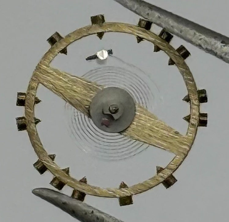 FHF 75 Balance Wheel Complete And Spring 5¼’’’ Renata 203 M Watch Movement Parts