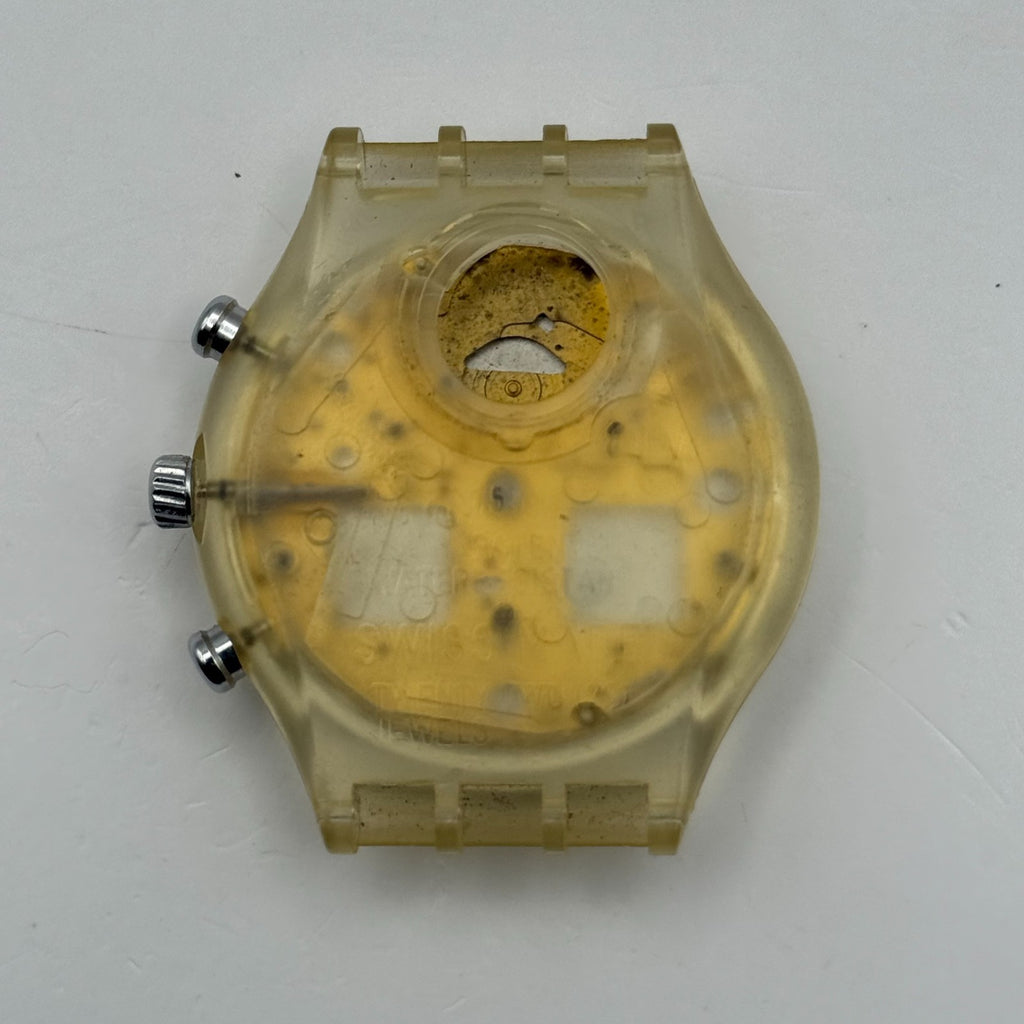 Vintage Swatch Chrono Watch SCK100 Wild Card 1992 ETA Quartz Swiss 39mm Parts 